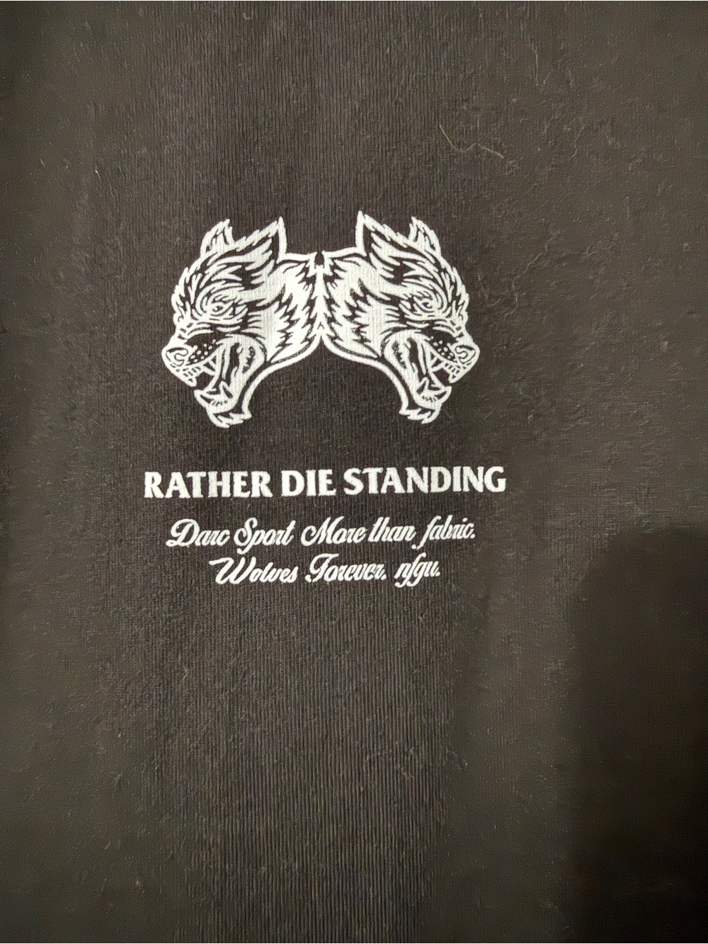 Darc Sport Limited Drop Wolves Graphic Black Men's Tee 3XL Gym Grunge Goth Vibes - Picture 4 of 8